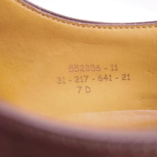 美品★J.M.ウェストン 7D【定価￥126,500-★NOVO CALF/ノヴォカーフ/ゴルフ/GOLF】641/31ラスト/Uチップ/濃茶/Weston/ウエストン★f568