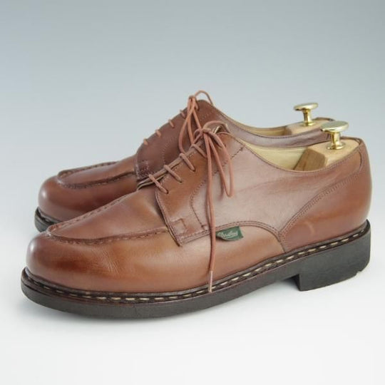 美品★パラブーツ SIZE 7.5【定価￥71,500-★シャンボード/CHAMBORD】TEXソール/リスレザー/MARRON/マロン/Uチップ/Paraboot★f569