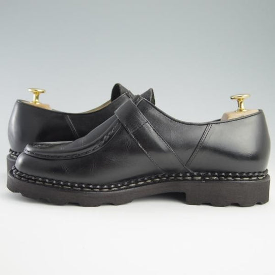 極上★パラブーツ SIZE 41.5【定価￥72,600-★MICHAEL BRIDE/ミカエル ブリッド】モンクストラップ/リスレザー/黒/Paraboot★f571