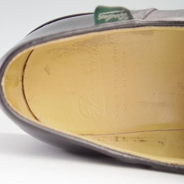 極上★パラブーツ SIZE 41.5【定価￥72,600-★MICHAEL BRIDE/ミカエル ブリッド】モンクストラップ/リスレザー/黒/Paraboot★f571