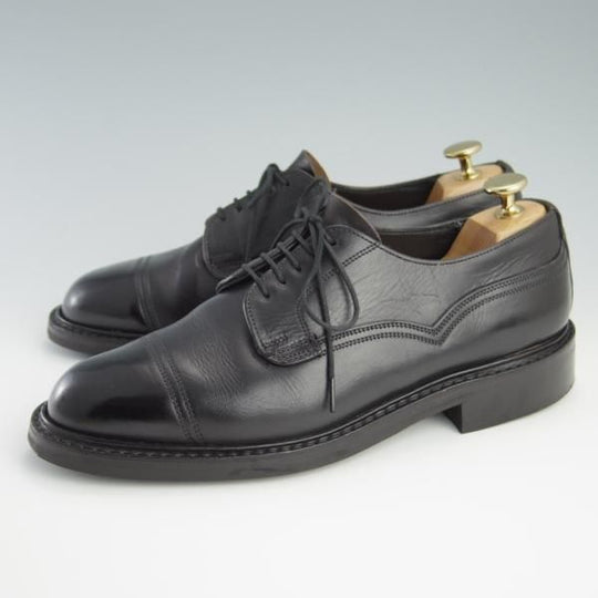 美品★(英)チーニー 6F【定価￥78,100-★ケンゴン/(ホーウィン社)クロムエクセルレザー仕様】CAIRNGORM H/175ラスト/黒/CHEANEY★f574