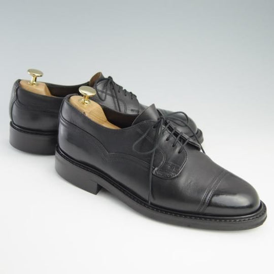 美品★(英)チーニー 6F【定価￥78,100-★ケンゴン/(ホーウィン社)クロムエクセルレザー仕様】CAIRNGORM H/175ラスト/黒/CHEANEY★f574