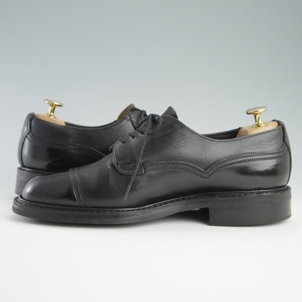 美品★(英)チーニー 6F【定価￥78,100-★ケンゴン/(ホーウィン社)クロムエクセルレザー仕様】CAIRNGORM H/175ラスト/黒/CHEANEY★f574