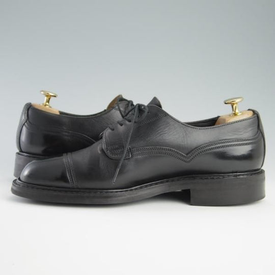 美品★(英)チーニー 6F【定価￥78,100-★ケンゴン/(ホーウィン社)クロムエクセルレザー仕様】CAIRNGORM H/175ラスト/黒/CHEANEY★f574