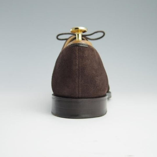 極上★チャーチ 75F/UK7.5【定価￥86,900-★コンサル/CONSUL】173ラスト/ストレートチップ/5都市ロゴ/スエード/濃茶/Church's★f575