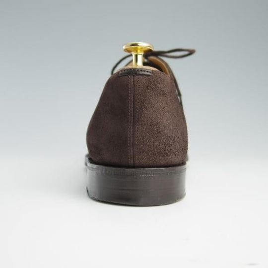 極上★チャーチ 75F/UK7.5【定価￥86,900-★コンサル/CONSUL】173ラスト/ストレートチップ/5都市ロゴ/スエード/濃茶/Church's★f575