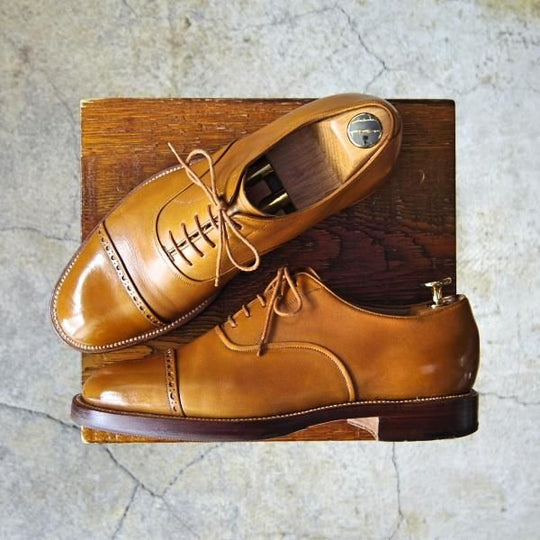 極上★(伊)シルヴァノ・ラッタンジ SIZE 6【貴重★ハンドソーンウェルテッド製法/BASSETT WALKER別注】薄茶/Silvano Lattanzi★f577