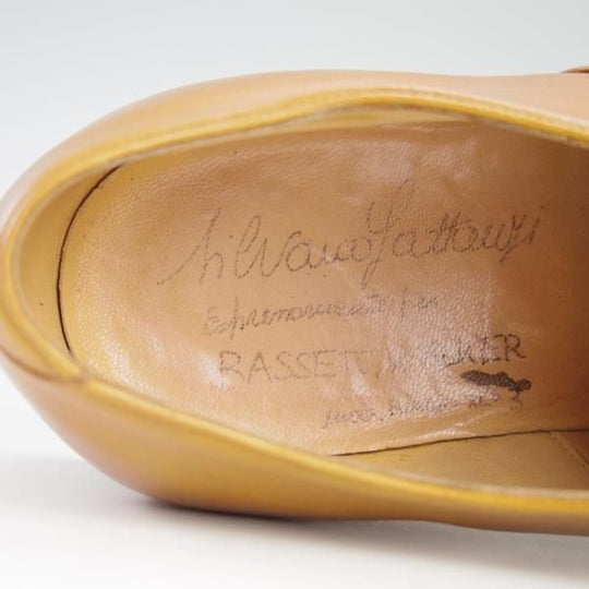 極上★(伊)シルヴァノ・ラッタンジ SIZE 6【貴重★ハンドソーンウェルテッド製法/BASSETT WALKER別注】薄茶/Silvano Lattanzi★f577