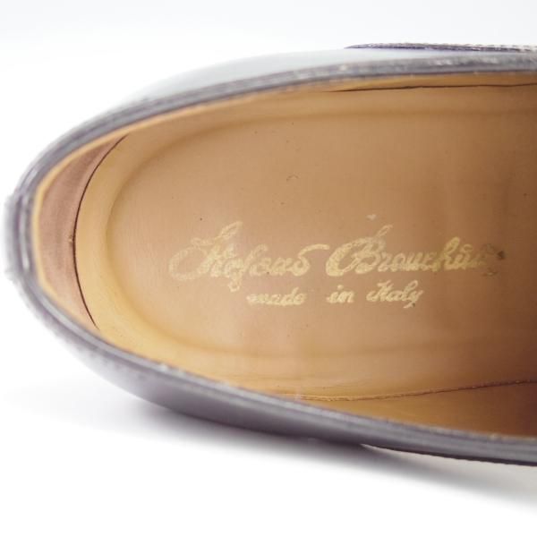 極美品★(伊)ステファノ・ブランキーニ SIZE 8【定価￥80,300-★ストレートチップ/S4693】カーフ/黒/メンズ/STEFANO BRANCHINI★f578