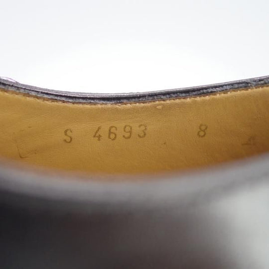 極美品★(伊)ステファノ・ブランキーニ SIZE 8【定価￥80,300-★ストレートチップ/S4693】カーフ/黒/メンズ/STEFANO BRANCHINI★f578