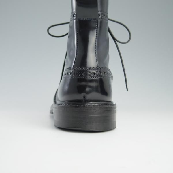 極上★トリッカーズ SIZE 7.5【モデル価格17万円以上★コードバン/濃紺〜ほぼ黒/SHIPS別注】カントリーブーツ/M7484/Tricker's★f580