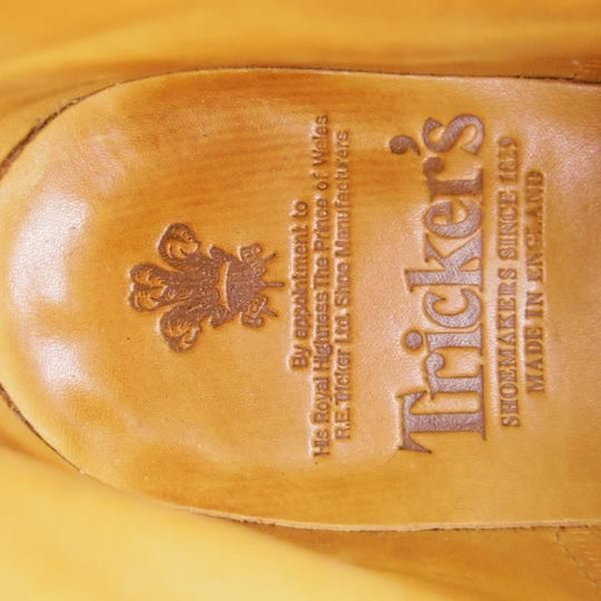 美品★トリッカーズ SIZE 7.5【モデル価格17万円以上★コードバン仕様/緑色/MALTON】モールトン/M2508/カントリーブーツ/Tricker's★f581