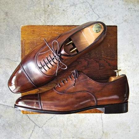 ほぼ試着程度★トリッカーズ SIZE 8【定価￥104,500-★(英)WALKER&GUNN別注/M7424/Ashby】ウォーカー&ガン/カーフ/茶/Tricker's★f584