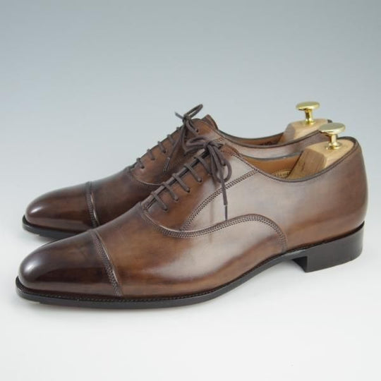 ほぼ試着程度★トリッカーズ SIZE 8【定価￥104,500-★(英)WALKER&GUNN別注/M7424/Ashby】ウォーカー&ガン/カーフ/茶/Tricker's★f584
