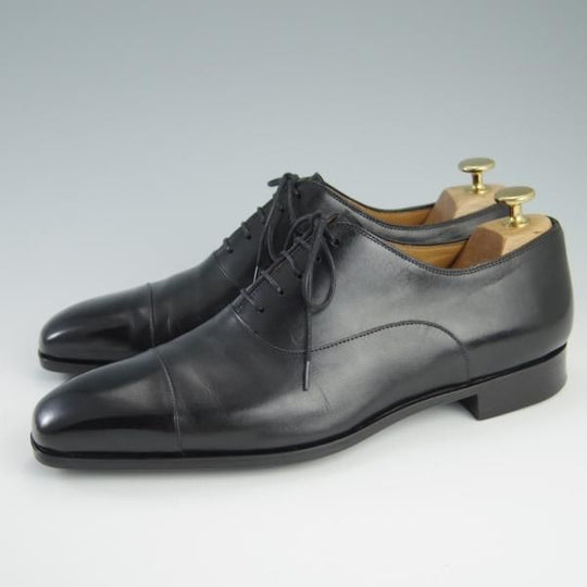 極美品★(スペイン製)マグナーニ SIZE 41【★ボロネーゼ製法/ストレートチップ】19726/カーフ/黒/メンズ/MAGNANNI★f585