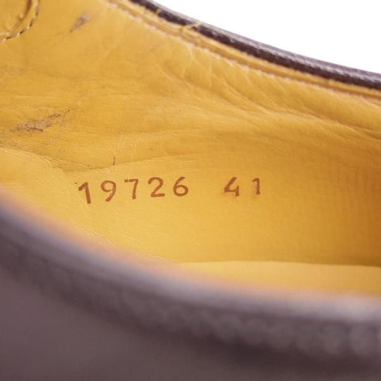 極美品★(スペイン製)マグナーニ SIZE 41【★ボロネーゼ製法/ストレートチップ】19726/カーフ/黒/メンズ/MAGNANNI★f585