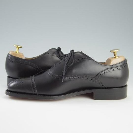 新品★(英)BARKER/バーカー 6G【グッドイヤーウェルテッド製法★セミブローグ/NEWCASTLE】368117/カーフ/黒/メンズ★f586