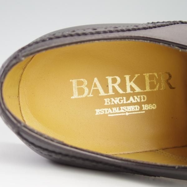新品★(英)BARKER/バーカー 6G【グッドイヤーウェルテッド製法★セミブローグ/NEWCASTLE】368117/カーフ/黒/メンズ★f586