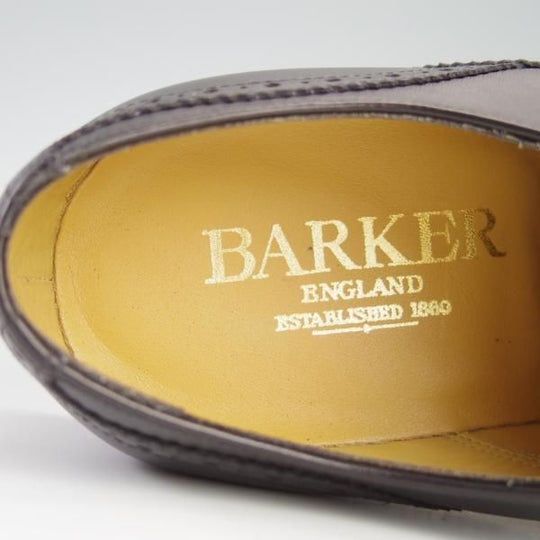 新品★(英)BARKER/バーカー 6G【グッドイヤーウェルテッド製法★セミブローグ/NEWCASTLE】368117/カーフ/黒/メンズ★f586