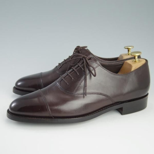 未使用★(英)BARKER/バーカー 8D【定価￥49,500-★ダイナイトソール仕様/ストレートチップ】4475DW/カーフ/濃茶/メンズ★f587