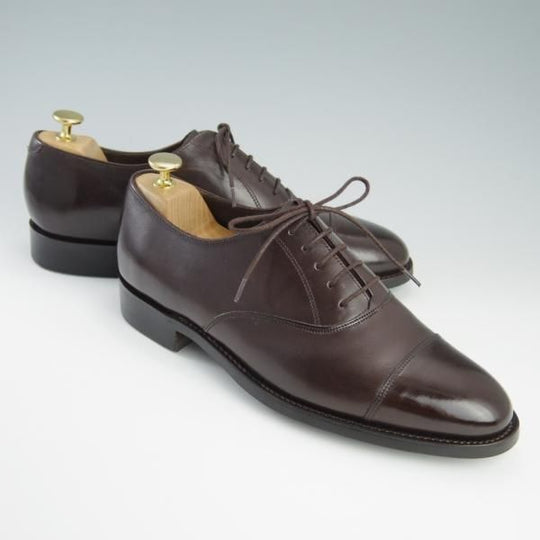 未使用★(英)BARKER/バーカー 8D【定価￥49,500-★ダイナイトソール仕様/ストレートチップ】4475DW/カーフ/濃茶/メンズ★f587