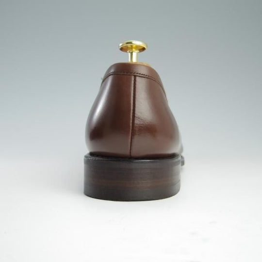 極美品★パラブーツ SIZE 8【定価￥77,000-★コンビ仕様/DAX】ギャラクシーソール/コインローファー/カーフ×スエード/茶/Paraboot★f588