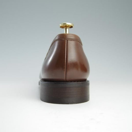 極美品★パラブーツ SIZE 8【定価￥77,000-★コンビ仕様/DAX】ギャラクシーソール/コインローファー/カーフ×スエード/茶/Paraboot★f588