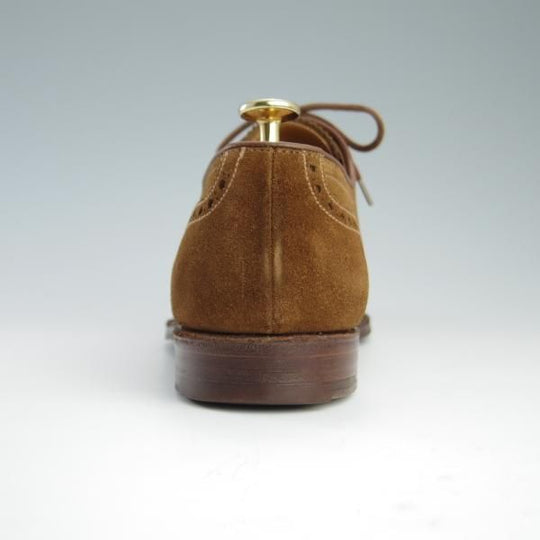 極上★クロケット&ジョーンズ 7E【★(英)ポールスミス別注/Paul Smith】フルブローグ/スエード/茶/メンズ/Crockett&Jones★f589