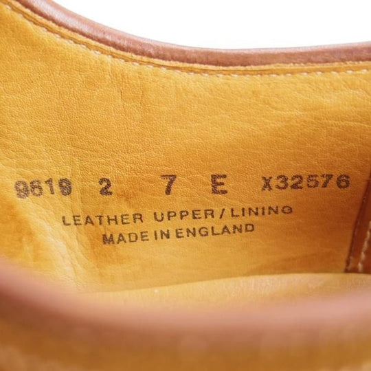 極上★クロケット&ジョーンズ 7E【★(英)ポールスミス別注/Paul Smith】フルブローグ/スエード/茶/メンズ/Crockett&Jones★f589