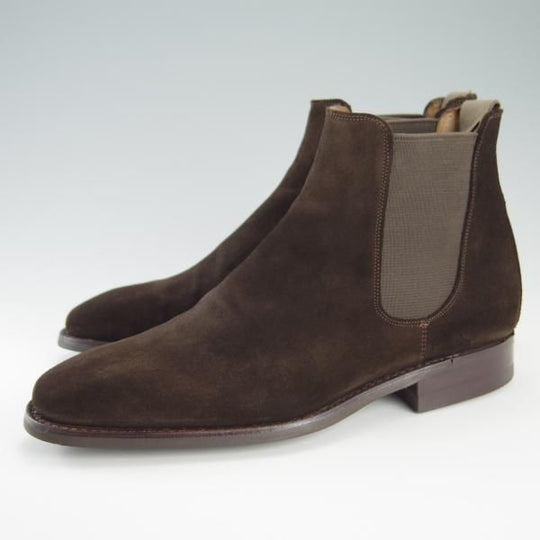 極上★(英)チーニー 6F【ダイナイトソール仕様★ユナイテッドアローズ別注/サイドゴアブーツ】スエード/UNITED ARROWS/CHEANEY★f594