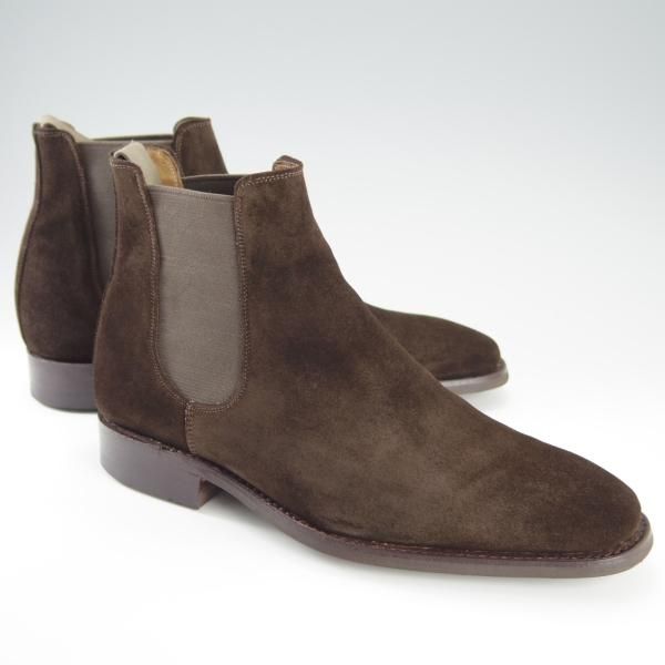 極上★(英)チーニー 6F【ダイナイトソール仕様★ユナイテッドアローズ別注/サイドゴアブーツ】スエード/UNITED ARROWS/CHEANEY★f594