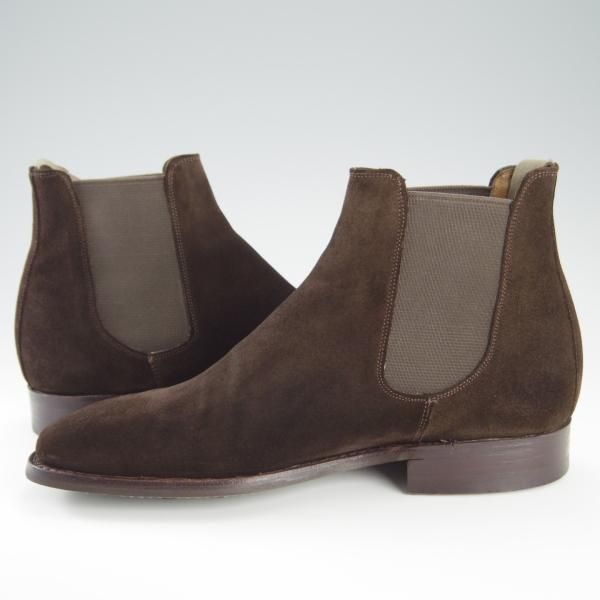 極上★(英)チーニー 6F【ダイナイトソール仕様★ユナイテッドアローズ別注/サイドゴアブーツ】スエード/UNITED ARROWS/CHEANEY★f594