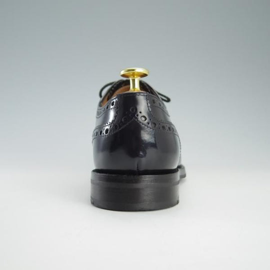 極上★チャーチ(レディース) SIZE 37【モデル定価￥86,900-★バーウッド/BURWOOD WG】ポリッシュドバインダーカーフ/紺/Church's★f595