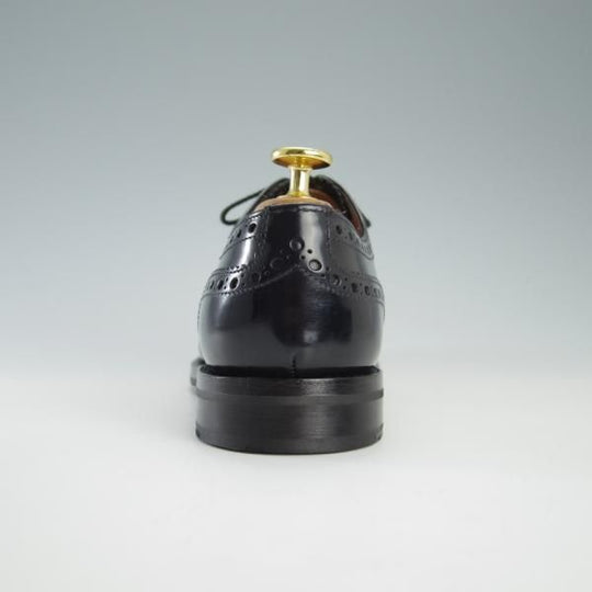 極上★チャーチ(レディース) SIZE 37【モデル定価￥86,900-★バーウッド/BURWOOD WG】ポリッシュドバインダーカーフ/紺/Church's★f595