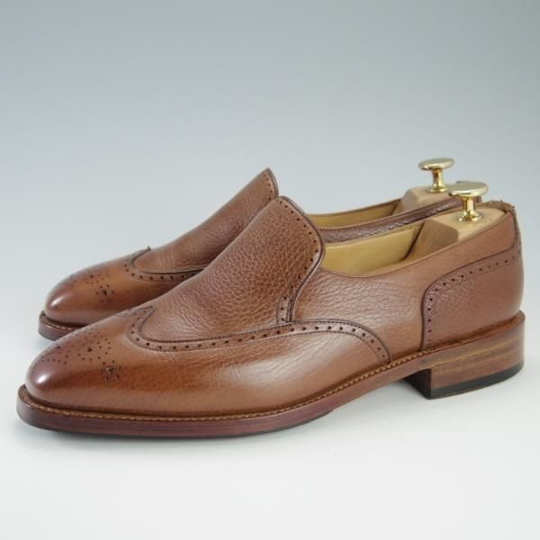 極上★(金沢)KOKON/ココン SIZE 40【ベルギー王室御用達★(ベルギー)AMBIORIX/ダブルネーム】アンビオリクス/グレインレザー/茶★f596