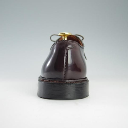 美品★オールデン 8E【定価￥138,600-★コードバン仕様/990】バリーラスト/プレーントゥ/#8/赤茶/メンズ/Alden★f597