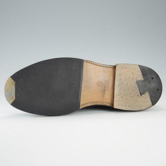 美品★オールデン 8E【定価￥138,600-★コードバン仕様/990】バリーラスト/プレーントゥ/#8/赤茶/メンズ/Alden★f597