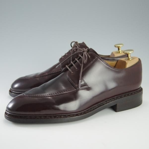 極上★パラブーツ SIZE 7.5【定価13万円以上★コードバン仕様/ROUSSEAU】ルソー/アクティブソール/Uチップ/赤茶/Paraboot★f598