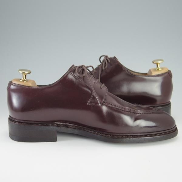 極上★パラブーツ SIZE 7.5【定価13万円以上★コードバン仕様/ROUSSEAU】ルソー/アクティブソール/Uチップ/赤茶/Paraboot★f598