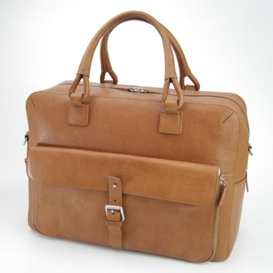 極上★ダンヒル/dunhill【定価￥16万円★ブラドン/Bladon/24 Hour bag/ボストンバッグ】レザー/メンズ/ビジネス/バッグ/薄茶/革/鞄★N5651