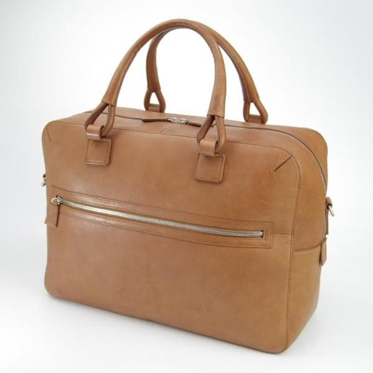 極上★ダンヒル/dunhill【定価￥16万円★ブラドン/Bladon/24 Hour bag/ボストンバッグ】レザー/メンズ/ビジネス/バッグ/薄茶/革/鞄★N5651