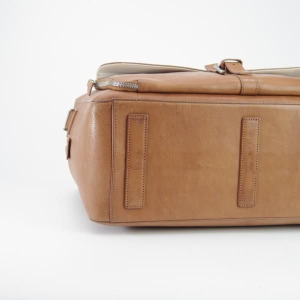 極上★ダンヒル/dunhill【定価￥16万円★ブラドン/Bladon/24 Hour bag/ボストンバッグ】レザー/メンズ/ビジネス/バッグ/薄茶/革/鞄★N5651