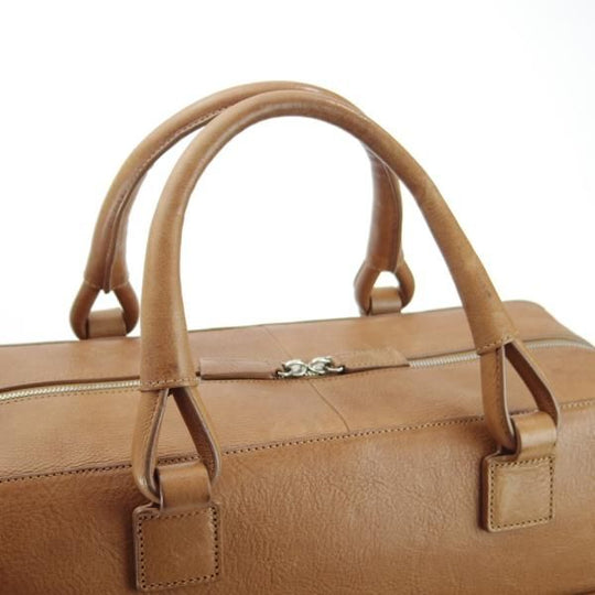極上★ダンヒル/dunhill【定価￥16万円★ブラドン/Bladon/24 Hour bag/ボストンバッグ】レザー/メンズ/ビジネス/バッグ/薄茶/革/鞄★N5651