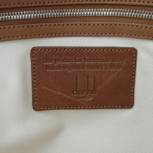 極上★ダンヒル/dunhill【定価￥16万円★ブラドン/Bladon/24 Hour bag/ボストンバッグ】レザー/メンズ/ビジネス/バッグ/薄茶/革/鞄★N5651