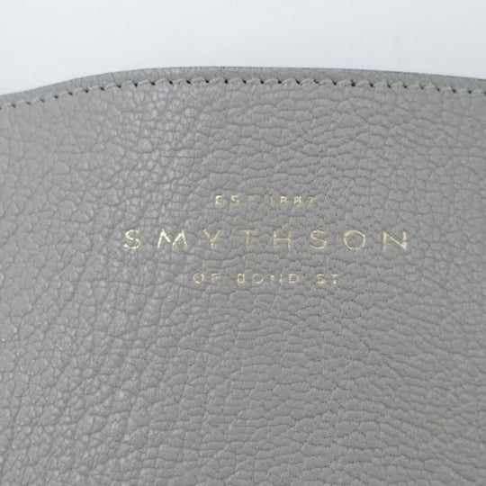 美品★(英)スマイソン/SMYTHSON【★レザー/トートバッグ】メンズ&レディース/ビジネス/グレー/灰/革/鞄★N5653