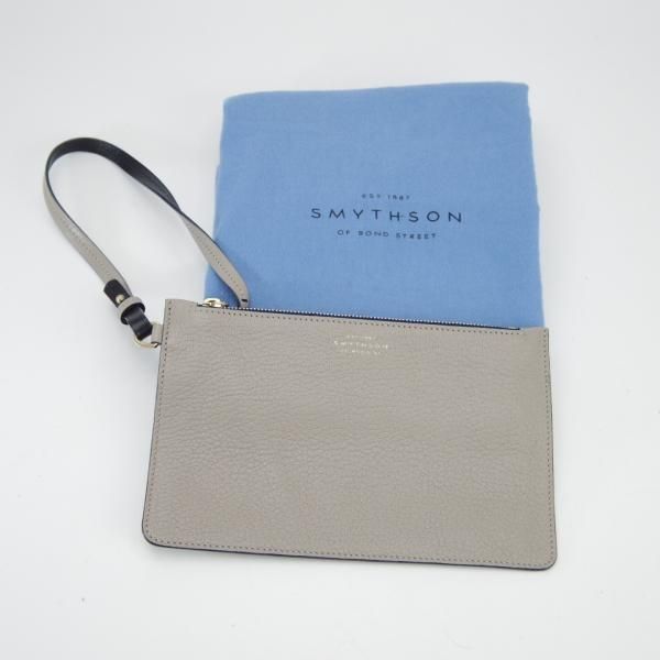 美品★(英)スマイソン/SMYTHSON【★レザー/トートバッグ】メンズ&レディース/ビジネス/グレー/灰/革/鞄★N5653