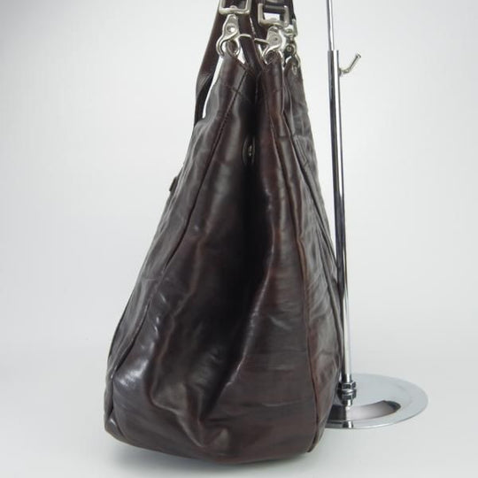 極上★(伊)ダニエル&ボブ【定価￥107,800-★クロドーロ/ロディ/2WAY CULODORO RODI 】メンズ/トートバッグ/鞄/革/濃茶/Daniel&Bob★N5654