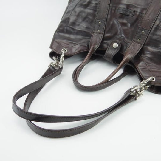 極上★(伊)ダニエル&ボブ【定価￥107,800-★クロドーロ/ロディ/2WAY CULODORO RODI 】メンズ/トートバッグ/鞄/革/濃茶/Daniel&Bob★N5654