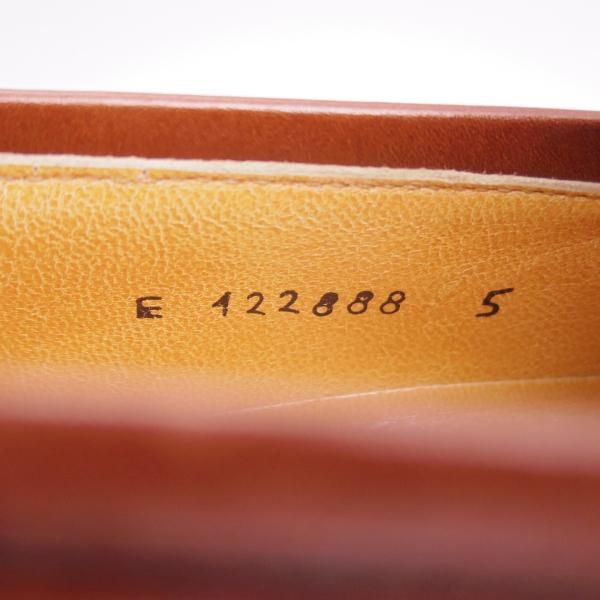 ほぼ試着程度★(伊)タニノクリスチー SIZE 5【定価15万円以上★コインローファー/122888】カーフ/茶/メンズ/TANINO CRISCI★f599