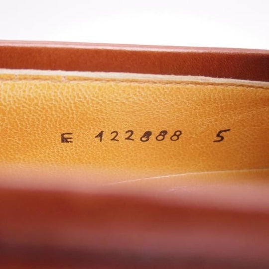 ほぼ試着程度★(伊)タニノクリスチー SIZE 5【定価15万円以上★コインローファー/122888】カーフ/茶/メンズ/TANINO CRISCI★f599